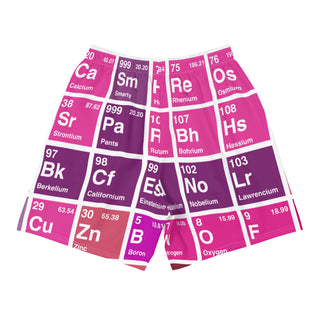 Men's Recycled Periodic Table Athletic Shorts