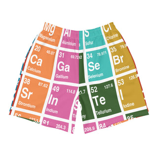Men's Recycled Periodic Table Athletic Shorts
