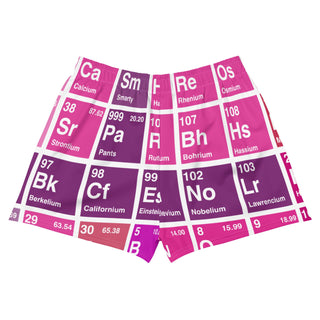 Periodic Table Women's Recycled Athletic Shorts